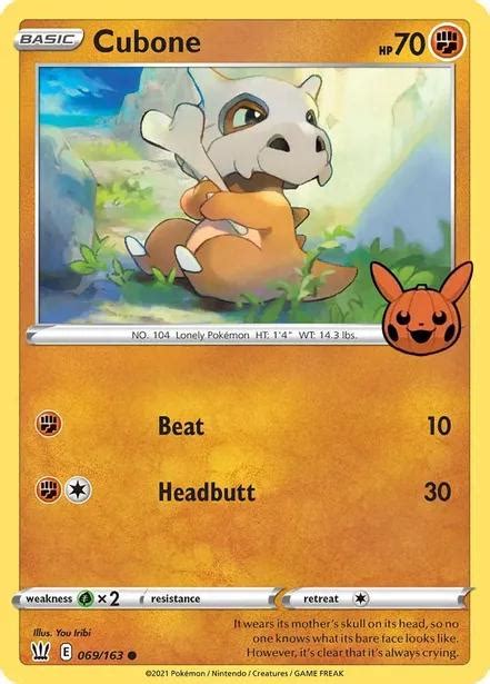 Cubone 69 Prices Pokemon Trick Or Trade 2022 Pokemon Cards