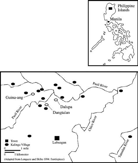 Villages Within The Pasil Valley Kalinga Province Northern Luzon The