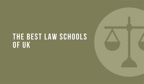 The Best Law Schools in UK