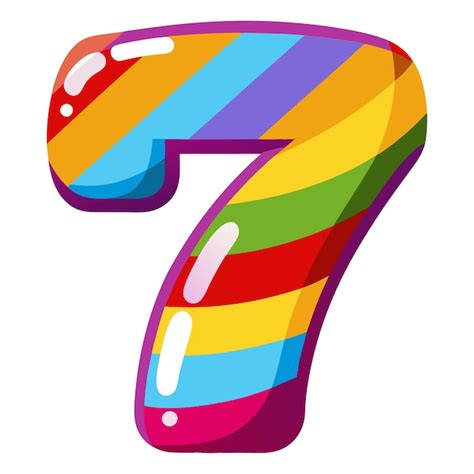 Number shape in colorful baloon | Premium AI-generated vector