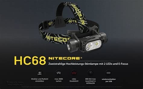 Superstarke Kopflampe Nitecore HC68 2000 Lumen Kaufen Auf Ricardo