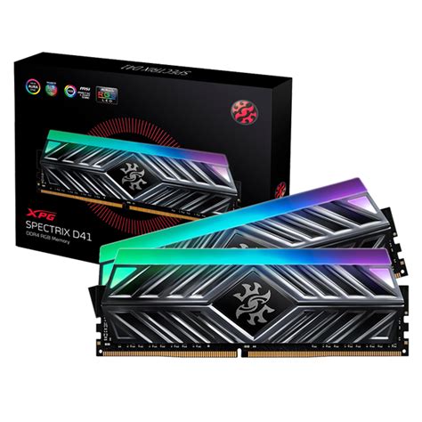 Memoria Ram Ddr Gb Mhz Xpg Spectrix D Rgb Kit X Gb Titanio