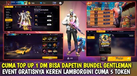 CUMA TOP UP 1 DM BISA DAPETIN BUNDEL GENTLEMAN MOBIL LAMBORGHINI CUMA