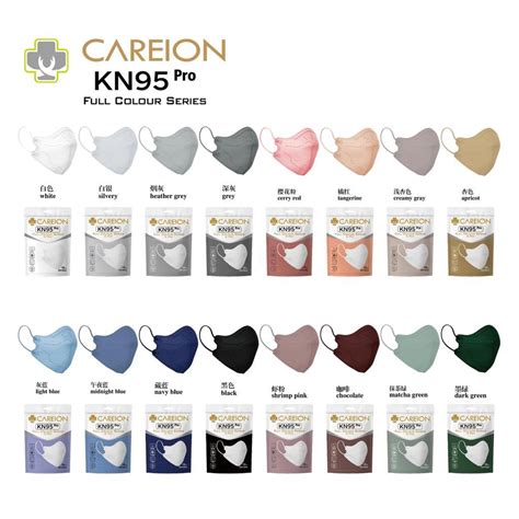 Jual Masker Kn Careion Pro Full Colour Series Embos Ply Pack Isi