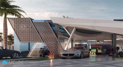 Car Showroom On Behance Car Showroom Architecture Car Showroom