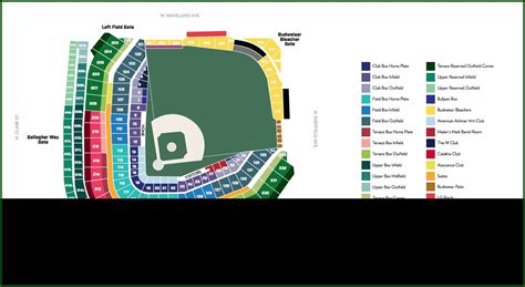 Wrigley Field Seating Chart With Seat Numbers 2019 Maps Resume