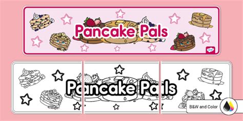 Pancake Pals Banner L Enseignant A Fait Twinkl