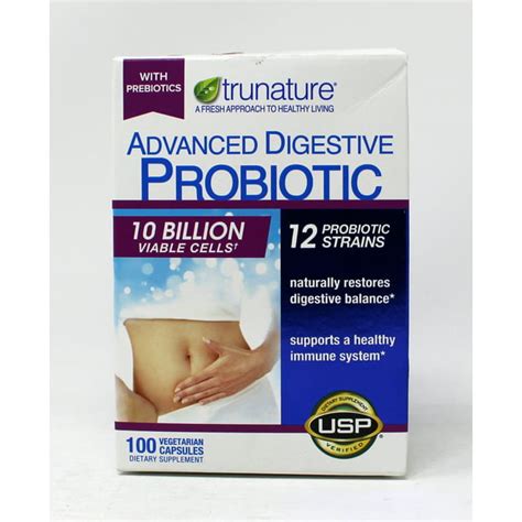 Trunature Advanced Digestive Probiotic 100 Capsules