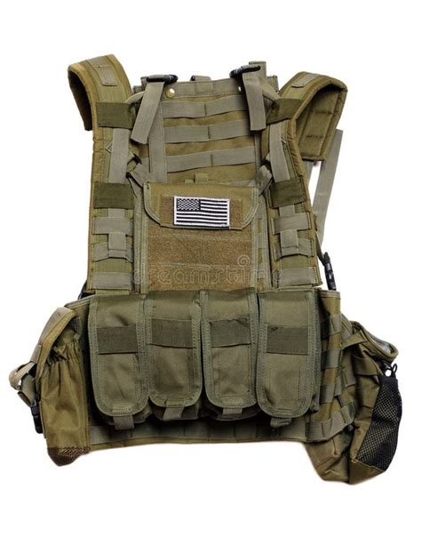 US tactical vest. stock image. Image of american, flag - 16755981