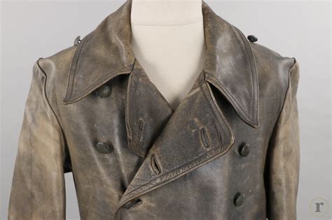 Ratisbons Wehrmacht Officers Leather Coat Discover Genuine