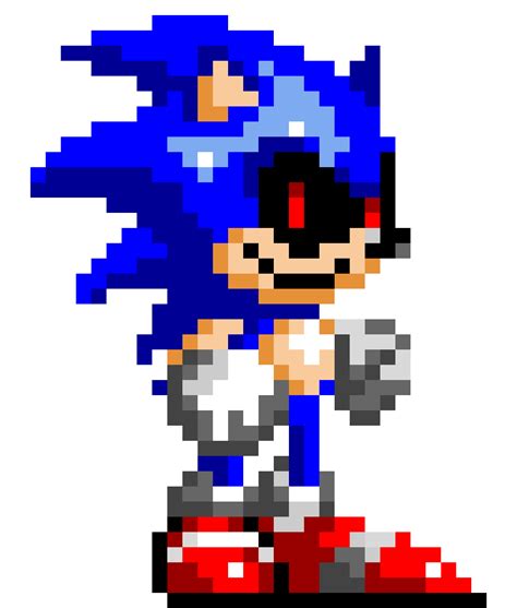 Sonic exe pixel art