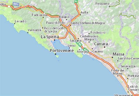 MICHELIN Lerici map - ViaMichelin