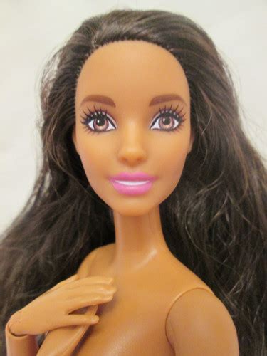 Barbie Dreamtopia Hybrid Nude Doll Made To Move Body Brunette Smiling