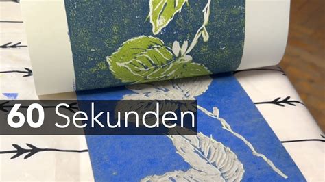 60 Sekunden Linoldruck Workshop Mit Teresa Casanueva YouTube