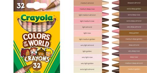 Crayola's New Colors Of The World Crayons Include 24 Skin Tone Shades