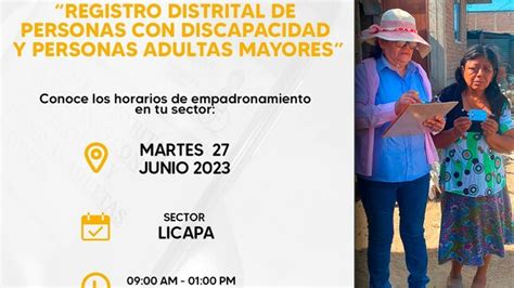 Registro Distrital Descentralizado Noticias Municipalidad Distrital