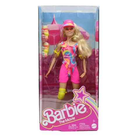 Mattel Barbie The Movie Margot Robbie Inlineskater Skating Puppe Neu