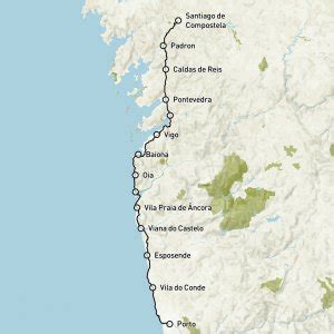 The Portuguese Coastal Way To Santiago De Compostela