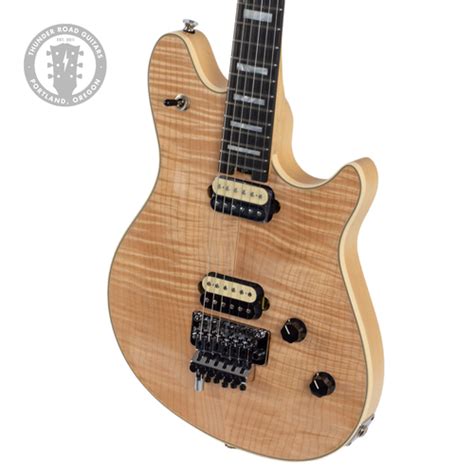 2023 Evh Wolfgang Usa 5a Flamed Maple Top Natural Guitars Electric