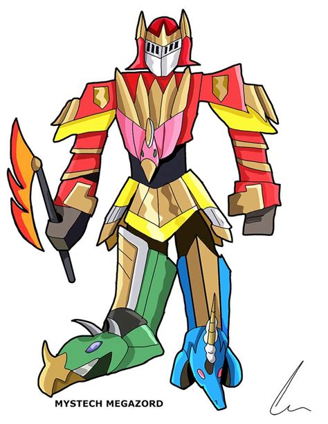 Mystech Megazord By LavenderRanger On DeviantArt Rainbow Warrior