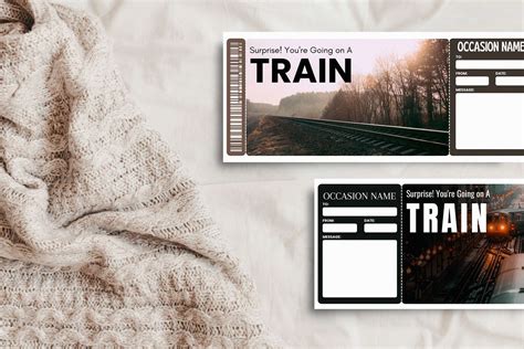 Train Ticket Template | SnapyBiz