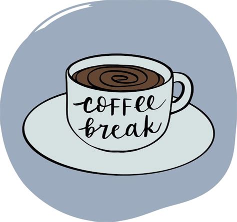 Premium Vector Coffee Break Illustration