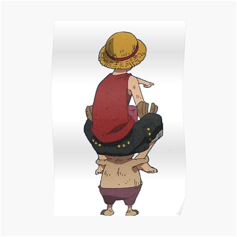 "Chopper Carrying Luffy Funny Moment" Poster for Sale by navdeephada99 ...