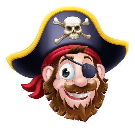 Mascotte De Personnage De Dessin Anim Du Capitaine De Pirates