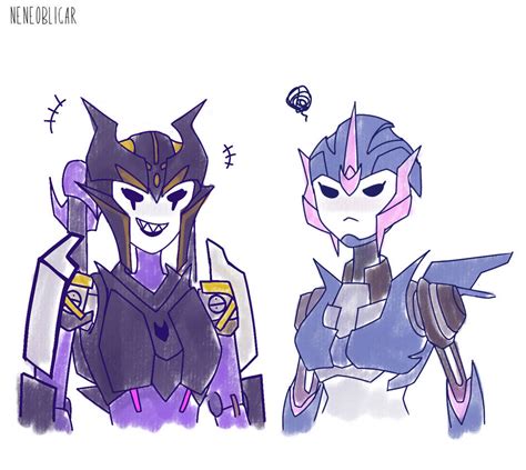 airachnid and arcee by neneobligar on DeviantArt