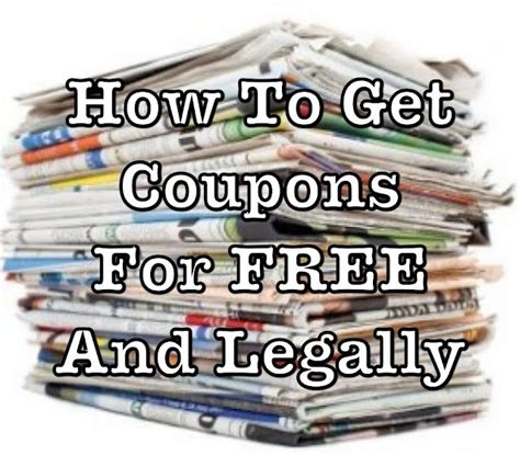 How To Get Coupons For FREE WITHOUT Digging In Dumpsters Nanny To Mommy