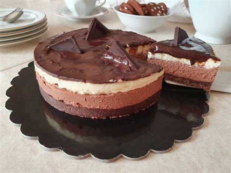 Torta Fredda Al Cioccolato E Vaniglia Ricetta Facile Rosly A Passion