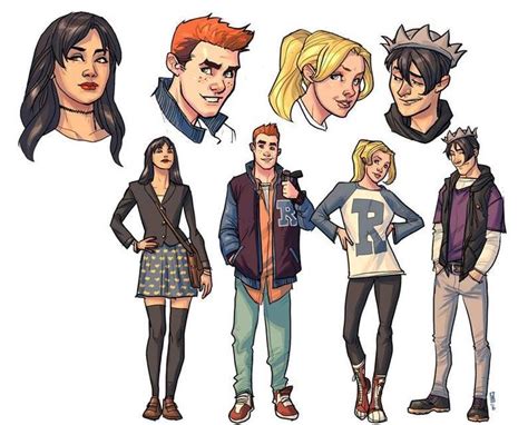 Pin by Jen Guett on Series | Archie comics, Archie comics riverdale, Character design sketches