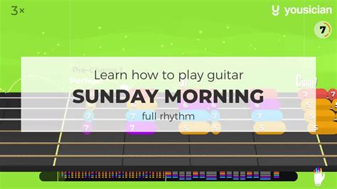 Learn how to play Sunday Morning on Guitar | Yousician