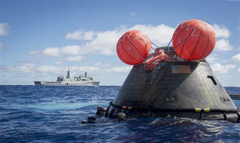 Orion Spaceship Uss Anchorage Rescue Mission Nasa Mc Gary