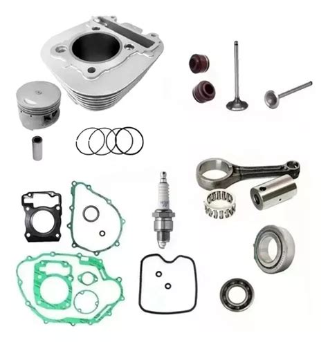 Kit Cilindro Motor Xt225 Tdm Completo Biela Valvula Junta