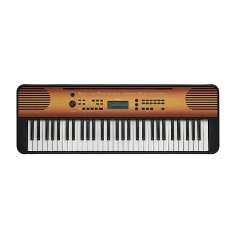 Yamaha PSR E360 61 Key Touch Sensitive Portable Keyboard Dark Walnut