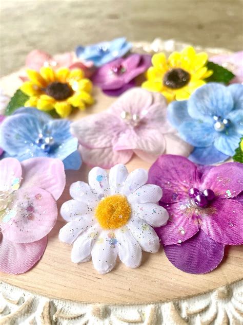 Spring Flower Hair Clips for Girls Flowers for Hair Pins - Etsy