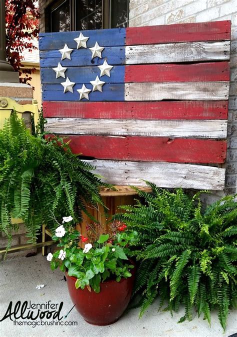 4th Of July Front Porch And Outdoor Decorations You Can Make • The