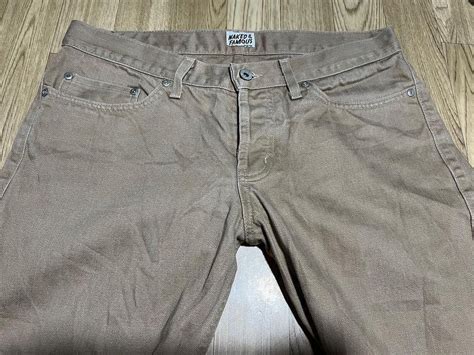 Naked And Famous Selvedge Chino Denim Pants Men S Fashion Bottoms