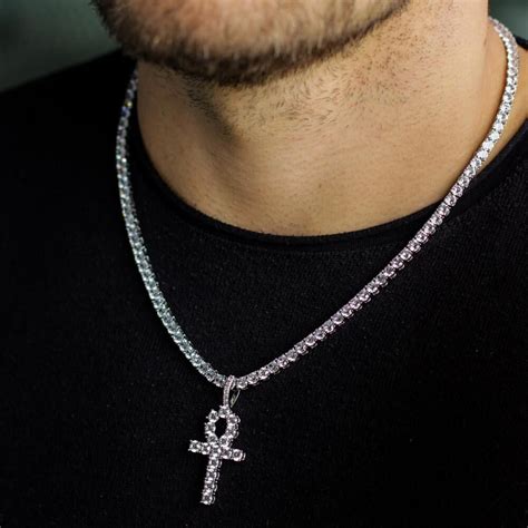 ANKH PIECE PENDANT. - WHITE GOLD | White gold pendants, Pendant, Chains necklace