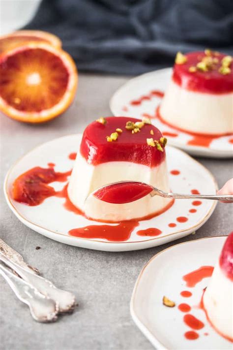 Buttermilk Panna Cotta With Blood Orange Jelly Sugar Salt Magic