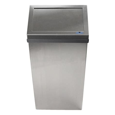 Wall Mounted Waste Receptacle With Galvanized Liner Frost