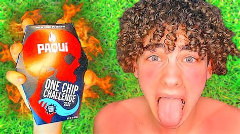 I ATE THE WORLDS SPICIEST CHIP YouTube