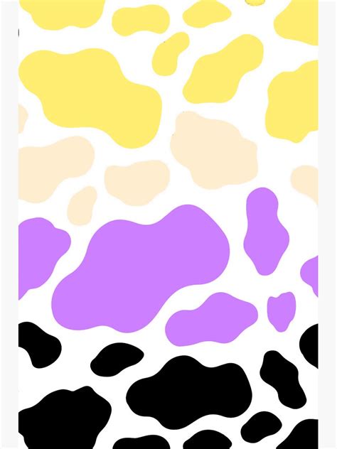 Cow Print Sticker For Sale By Xkat Ax Redbubble