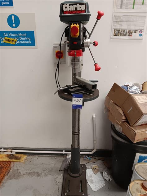 Clarke Metal Worker Cdp351f 12 Speed Floor Mounted Pillar Drill