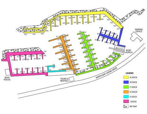 Marina Layout Map | Sister Bay Marina