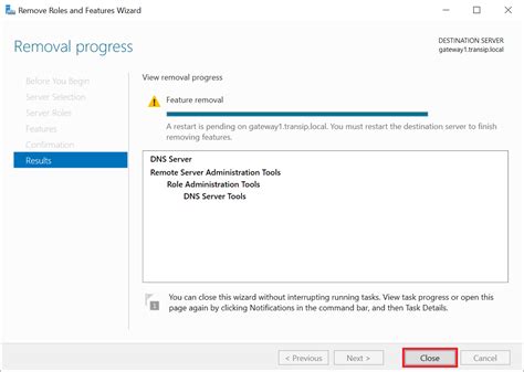 Removing Windows Server Roles And Features Transip