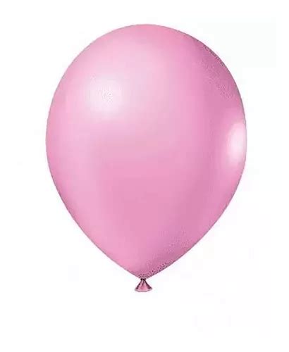 látex Baloesjoy Profissional Liso redondo rosa claro Globode12cm