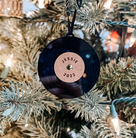 Customized Record Ornament Custom Christmas Ornament Etsy