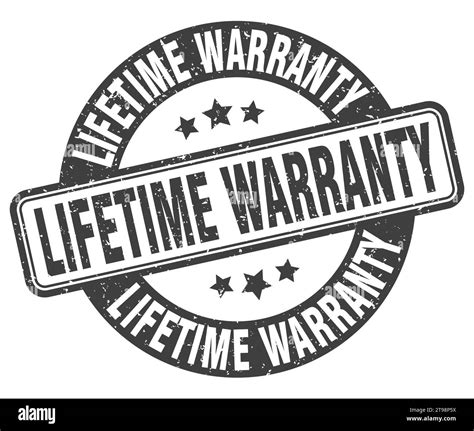 Lifetime Warranty Stamp Lifetime Warranty Sign Round Grunge Label